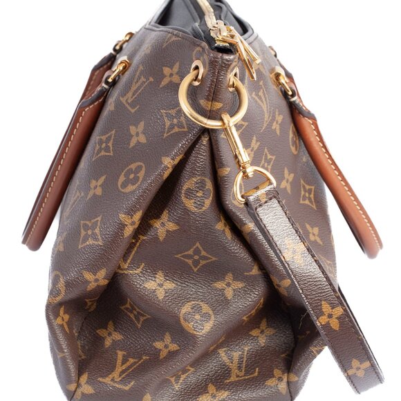 Authentic Black Louis Vuitton Monogram Canvas Pallas Tote Bag - Picture 3 of 15